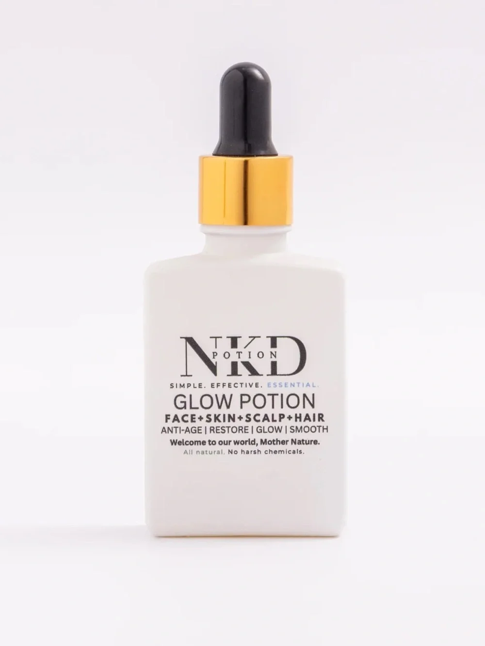 NKD Beauty Glow Potion Face & Body Illuminating Oil 1 oz